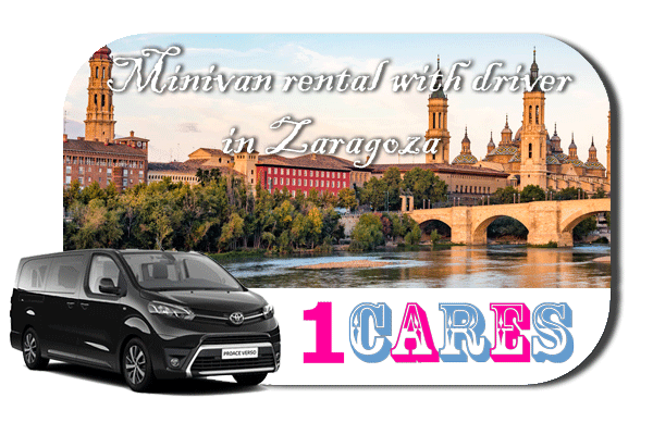 Hire a minivan with driver in Zaragoza