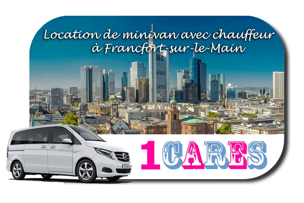 Location de minivan avec chauffeur à Francfort