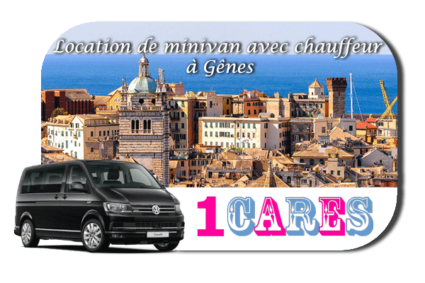 Location de minivan avec chauffeur à Gênes