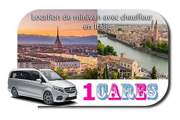 Location de minivan avec chauffeur en Italie