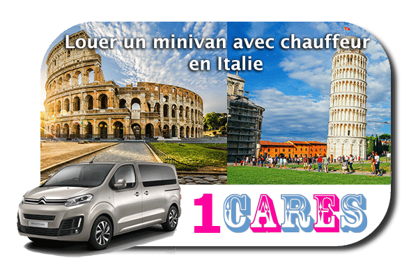Location de minivan avec chauffeur en Italie
