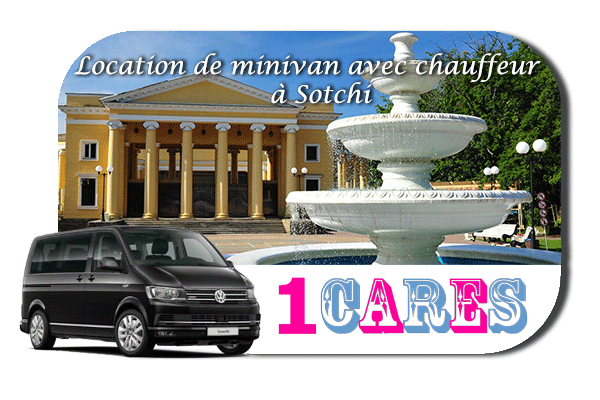 Location de minivan avec chauffeur à Sotchi