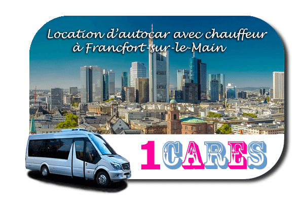 Location d'autobus avec chauffeur à Francfort