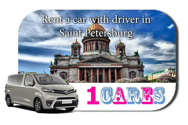 Hire a car with driver in Saint Petersburg