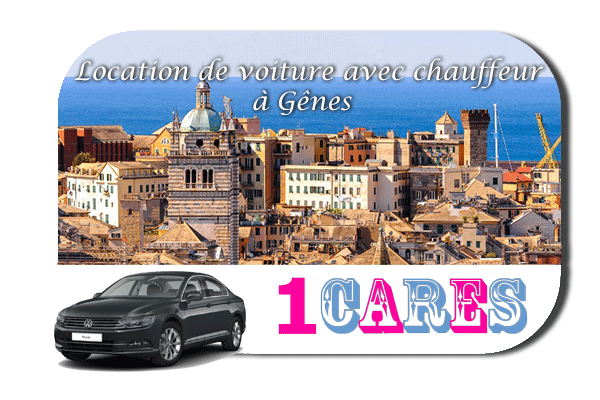 Location de voiture avec chauffeur à Gênes