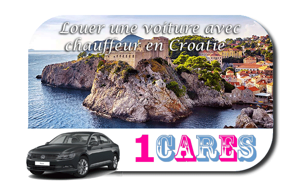 Location de voiture avec chauffeur en Croatie