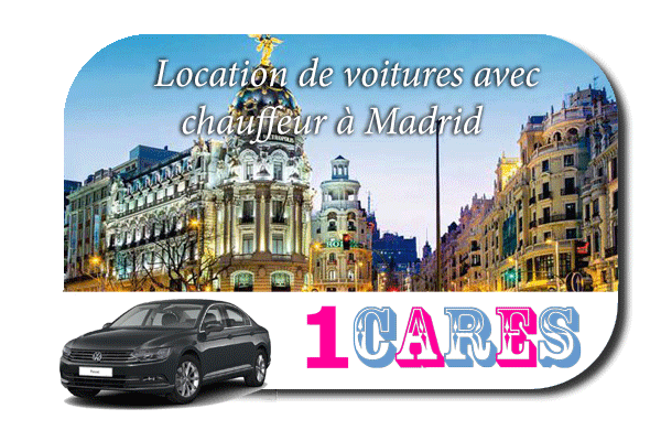 Location de voiture avec chauffeur à Madrid