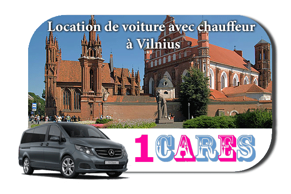 Louer une voiture avec chauffeur à Vilnius