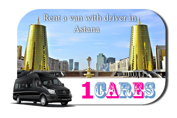 Rent a van with driver in Astana
