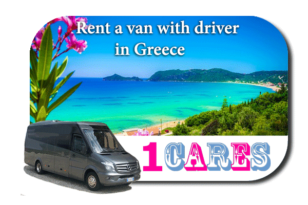 Rent a van with driver in Greece