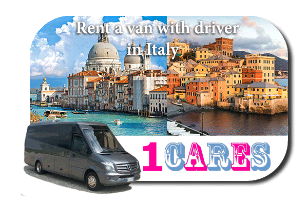 Rent a van with driver in Italy