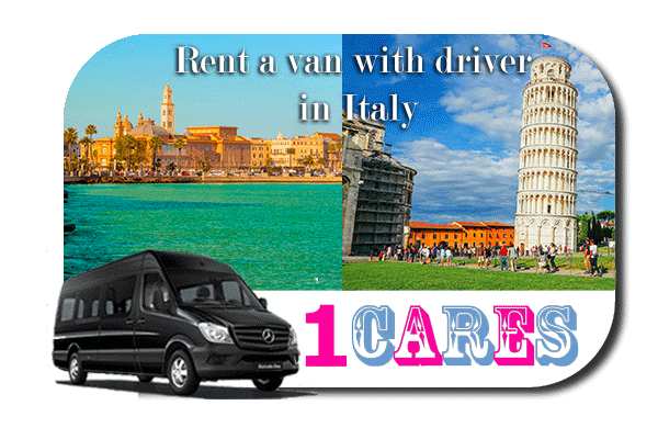Rent a van with driver in Italy
