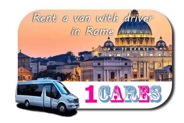 Hire a minibus with driver in Rome