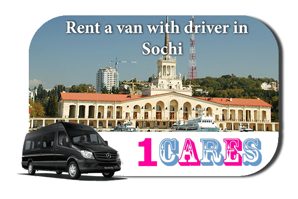 Rent a van with driver in Sochi