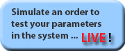Test your parameters in the live system !