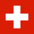 The flag of Switzerland