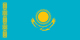 The flag of Kazakhstan