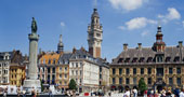 View on the square General de Gaulle in Lille