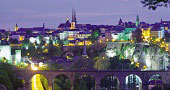 View on the old town of Luxembourg