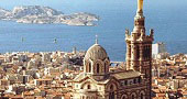 Vue sur la Notre-Dame de la Garde et le Vieux-Port