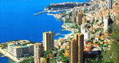 Вид сверху на Монако