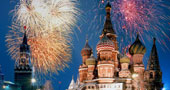 Moscow fireworks