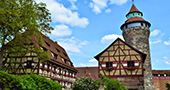 Vue sur une partie du Château de Nuremberg
